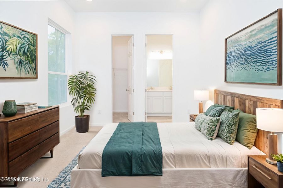 Furnished interior view inside a new home in , Jacksonville (Image 10). Furnished interior view inside a new home in , Jacksonville (Image 10).