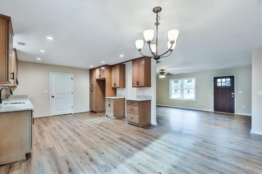 Furnished interior view inside a new home in , Rockmart (Image 5).