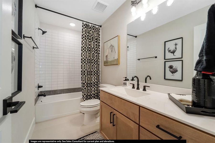 Furnished interior view inside a new home in La Terra, Celina (Image 13).