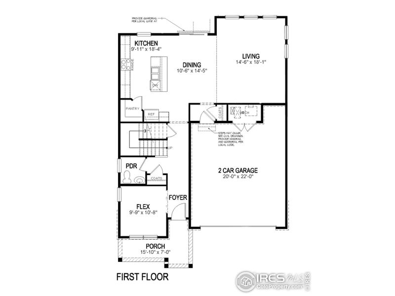 2D floor plan layout of this home in Vantage, Berthoud, CO (Image 2). 2D floor plan layout of this home in Vantage, Berthoud, CO (Image 2).