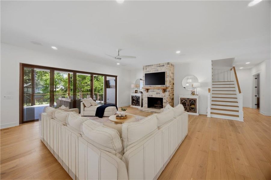 Furnished interior view inside a new home in , Sugar Hill (Image 37).
