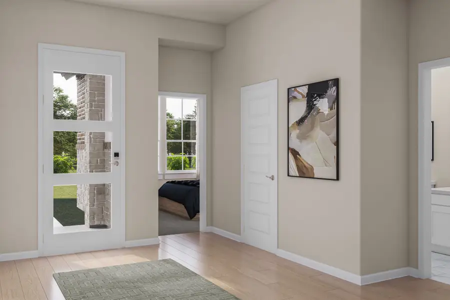 Furnished interior view inside a new home in Lariat, Liberty Hill (Image 5).