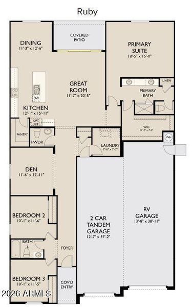 Ruby RV - Right Garage - Center Slider Ruby RV - Right Garage - Center Slider