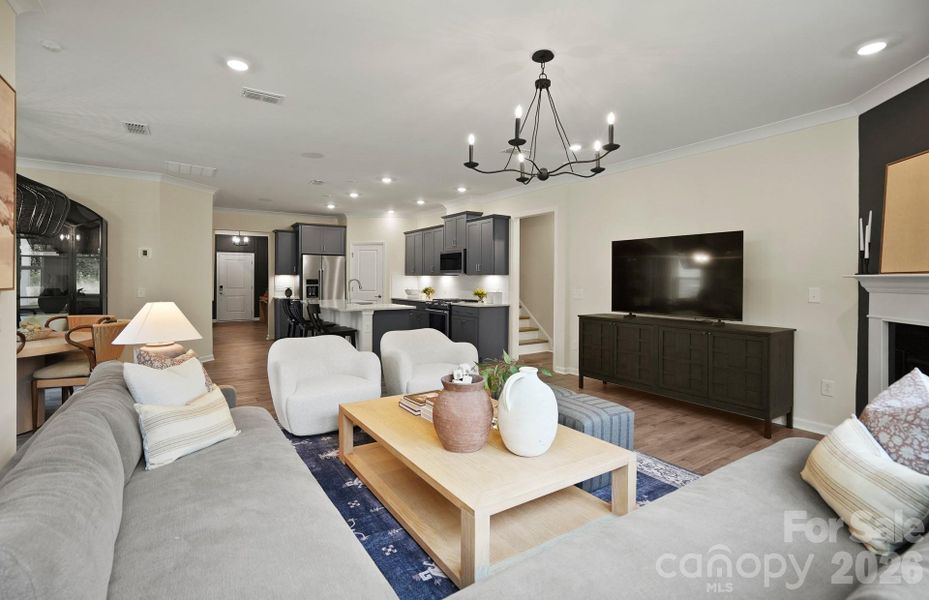 Furnished interior view inside a new home in Riverstone, Monroe (Image 14).