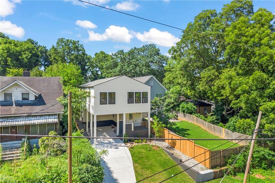 Front exterior of a new home in , Atlanta, GA, highlighting curb appeal (Image 39). Front exterior of a new home in , Atlanta, GA, highlighting curb appeal (Image 39).