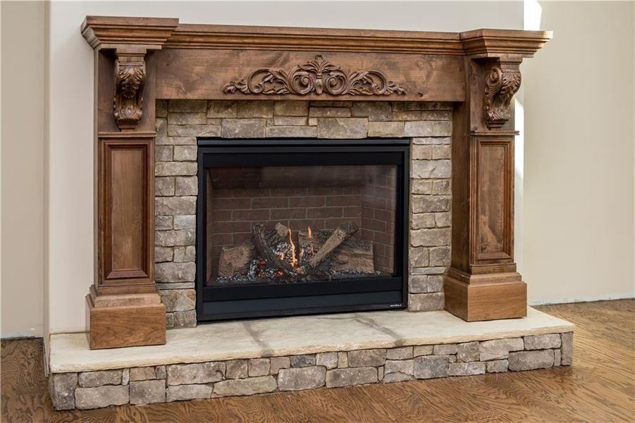 Close-up of interior finishes inside a home in , Woodstock (Image 14).