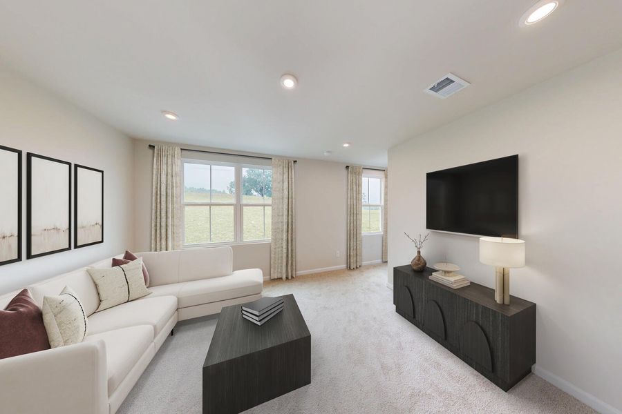 Furnished interior view inside a new home in Somerset, Santee (Image 7).