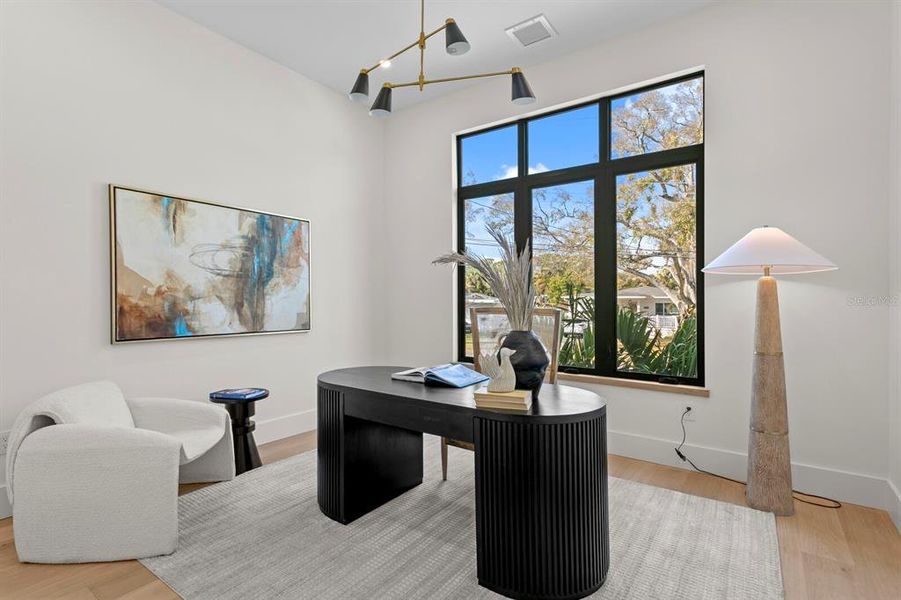 Furnished interior view inside a new home in , Tampa (Image 39). Furnished interior view inside a new home in , Tampa (Image 39).