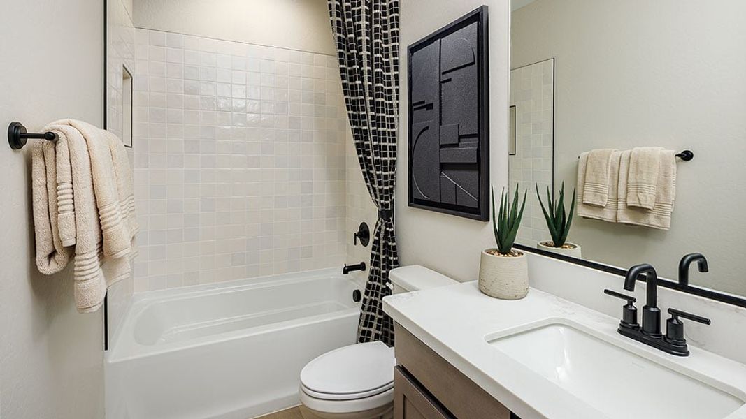 Representative furnished interior of a home built from the London by Taylor Morrison in Alamar, Avondale (Image 14).