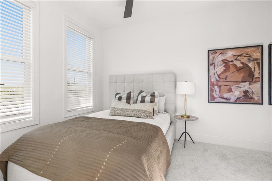 Furnished interior view inside a new home in IveyBrooke, Alpharetta (Image 7).