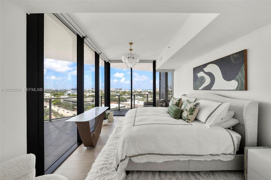 Furnished interior view inside a new home in , Miami Beach (Image 36). Furnished interior view inside a new home in , Miami Beach (Image 36).