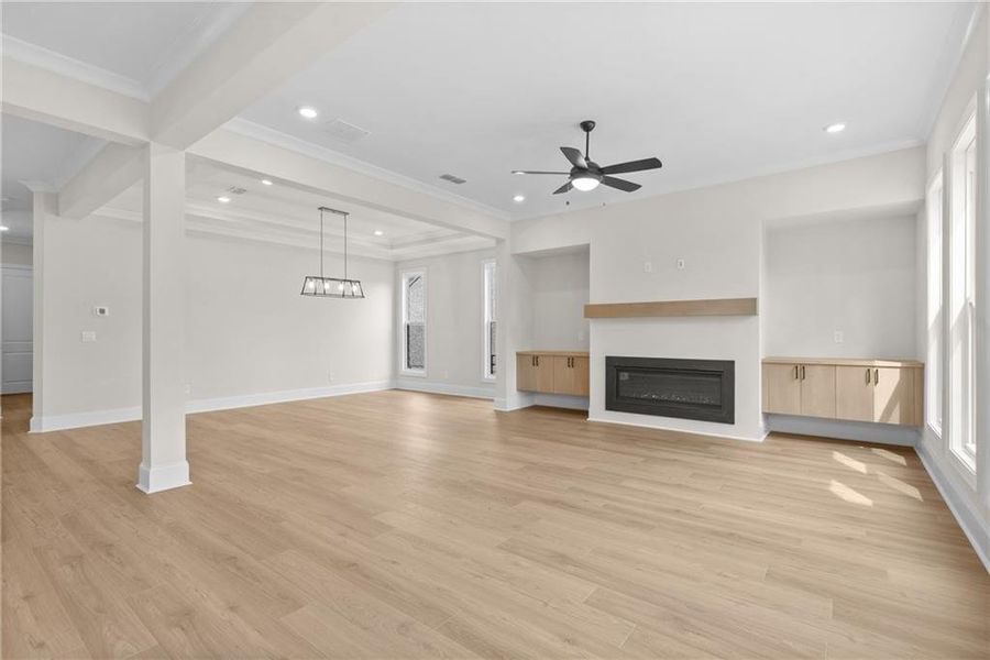 Spacious, unfurnished interior of a new home in Bellwyn, Johns Creek (Image 18).