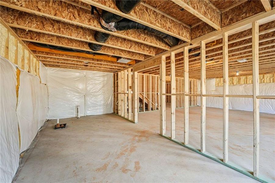 In-progress construction of a new home in Westmont Preserve, Powder Springs, GA (Image 65).