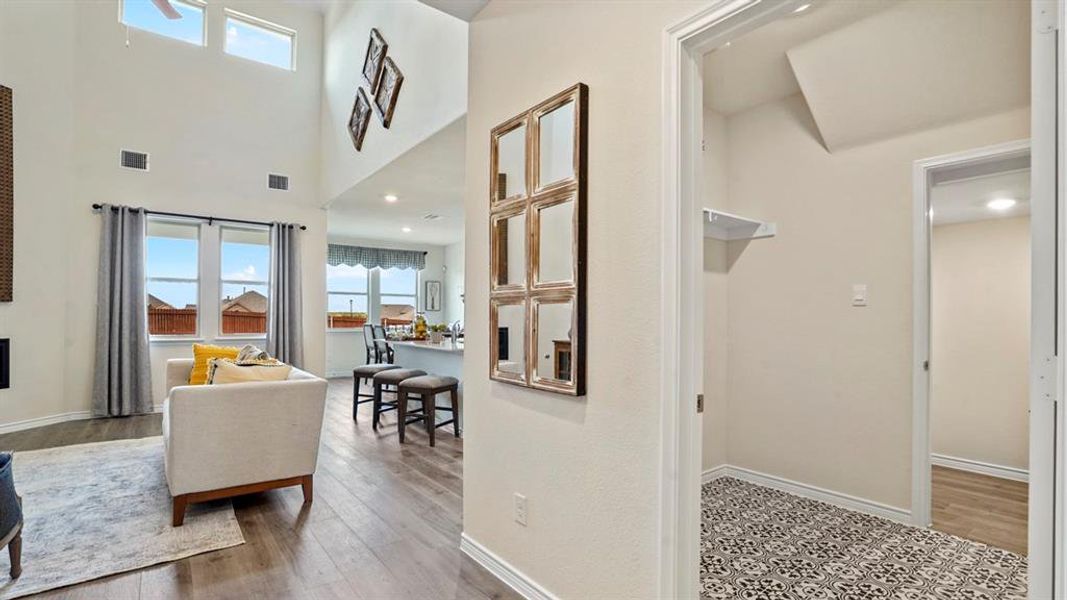 Furnished interior view inside a new home in Madera, Royse City (Image 12). Furnished interior view inside a new home in Madera, Royse City (Image 12).