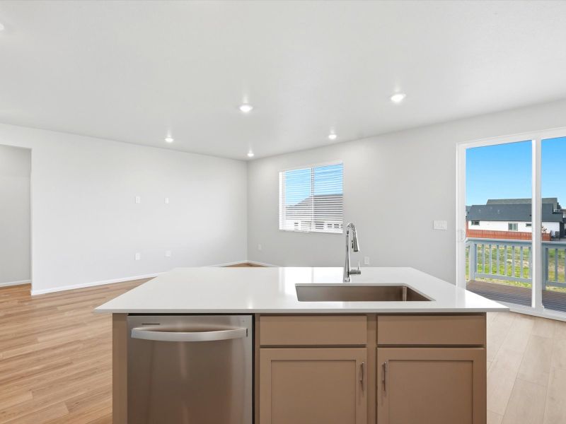 Furnished interior view inside a new home in Meridian Ranch, Peyton (Image 6).