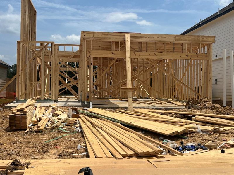 In-progress construction of a new home in Mackenzie Creek, Conroe, TX (Image 29). In-progress construction of a new home in Mackenzie Creek, Conroe, TX (Image 29).