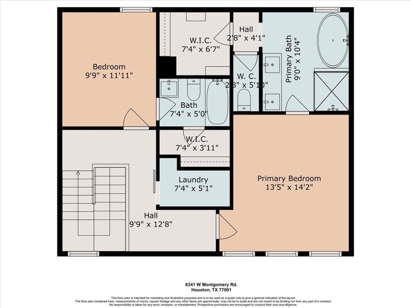 Floor plan third level Floor plan third level