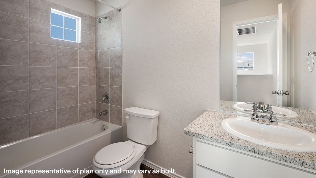 Furnished interior view inside a new home in Riverstone at Westpointe, San Antonio (Image 10).