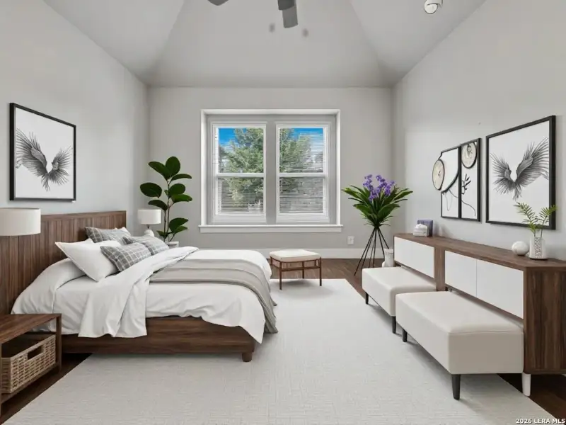 Furnished interior view inside a new home in Alsatian Oaks, Castroville (Image 7). Furnished interior view inside a new home in Alsatian Oaks, Castroville (Image 7).