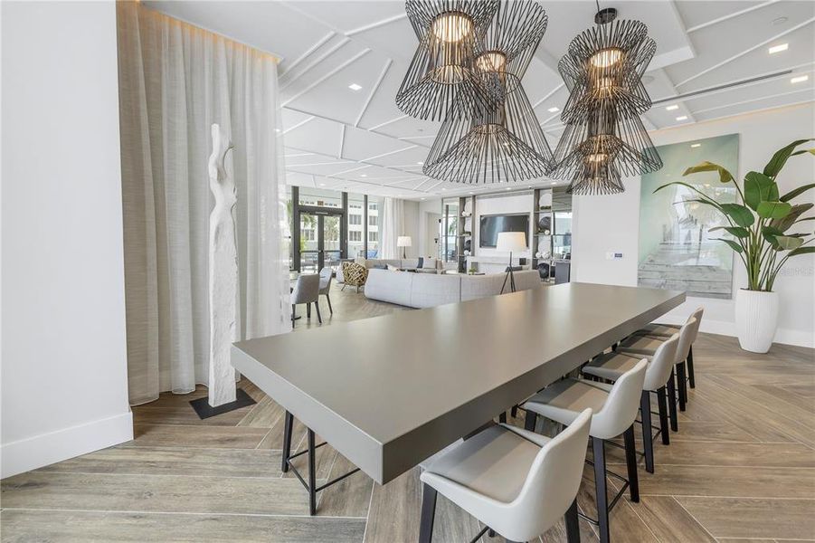 Furnished interior view inside a new home in , St. Petersburg (Image 12).