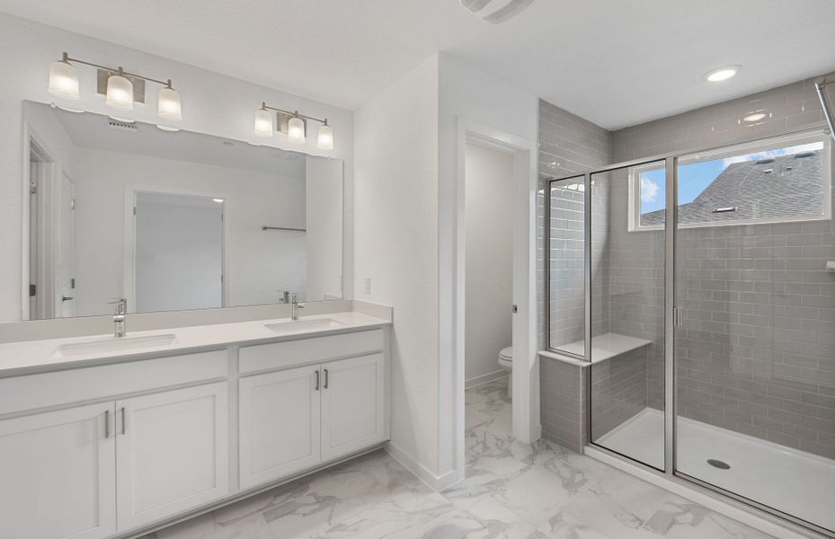 Furnished interior view inside a new home in Monarch on Main, Round Rock (Image 14). Furnished interior view inside a new home in Monarch on Main, Round Rock (Image 14).