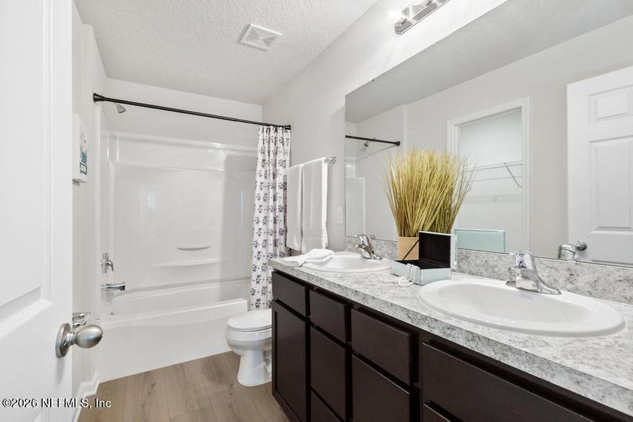 Furnished interior view inside a new home in , Jacksonville (Image 17). Furnished interior view inside a new home in , Jacksonville (Image 17).