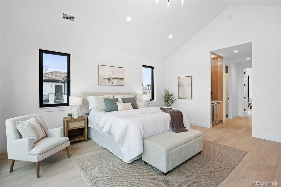 Furnished interior view inside a new home in , Denver (Image 38).