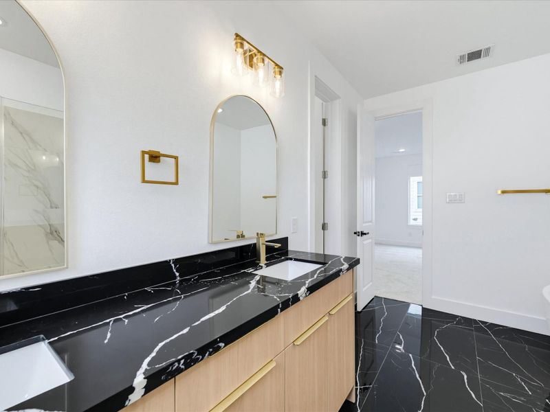 Furnished interior view inside a new home in , Houston (Image 17).