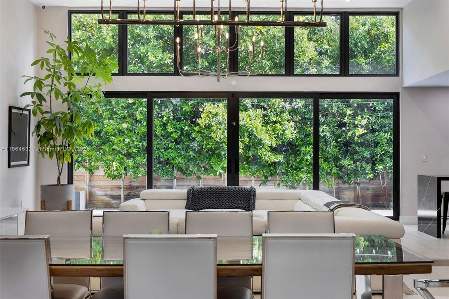 Furnished interior view inside a new home in , Miami (Image 18).