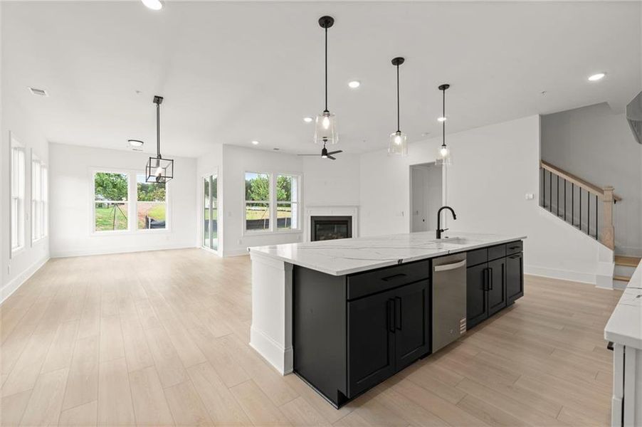 Furnished interior view inside a new home in The Reserve at Bells Ferry, Kennesaw (Image 9).