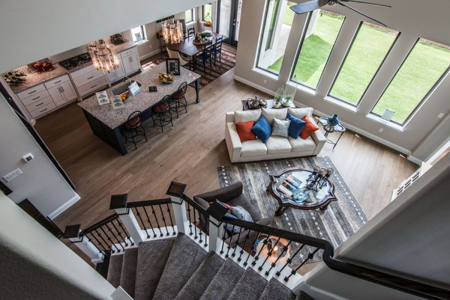 Furnished interior in a model home at The Highlands in Northlake (Image 18). Furnished interior in a model home at The Highlands in Northlake (Image 18).