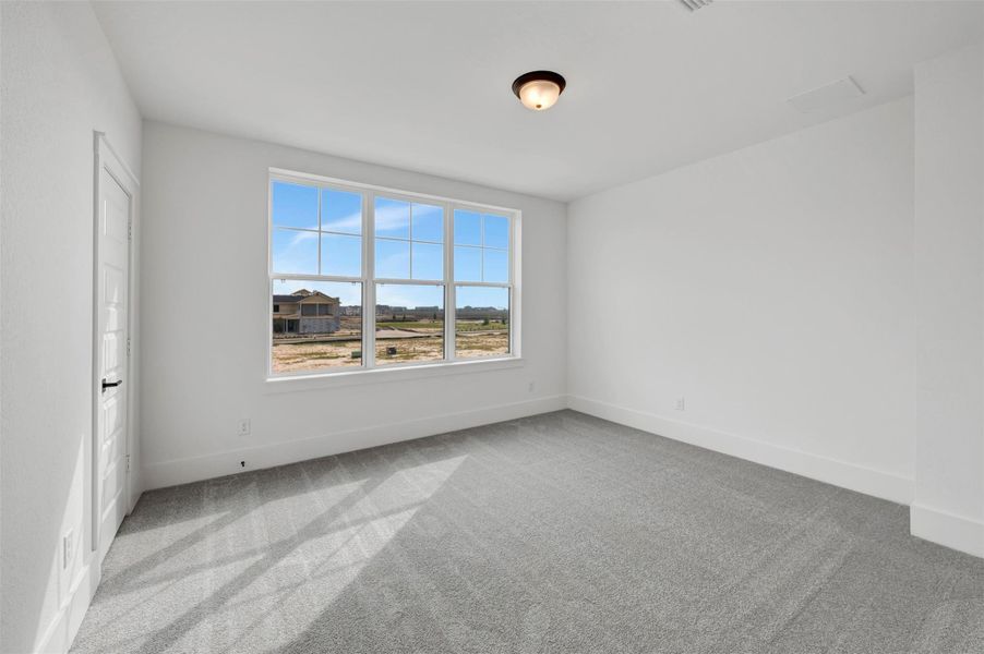 Spacious, unfurnished interior of a new home in Easthaven at Bridgeland Central - Horizon Collection, Cypress (Image 23).