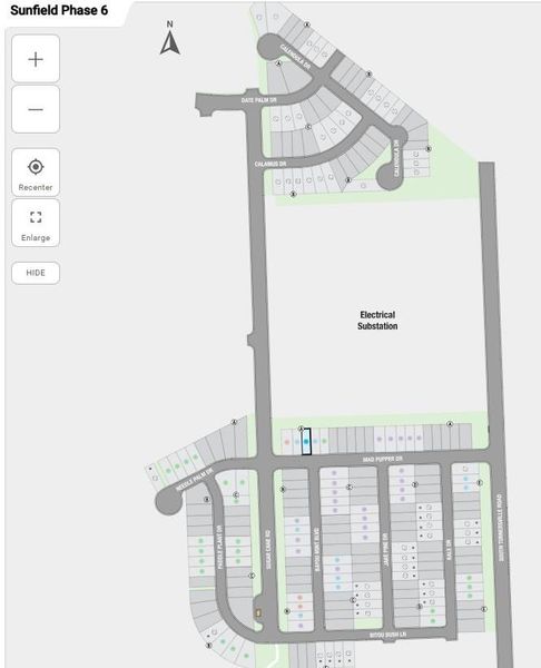 Sunfield Site Map Sunfield Site Map