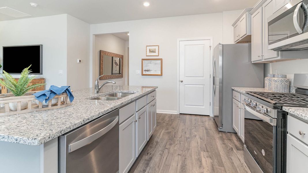 Representative furnished interior of a home built from the ARIA by D.R. Horton in Morford, Jackson (Image 7).