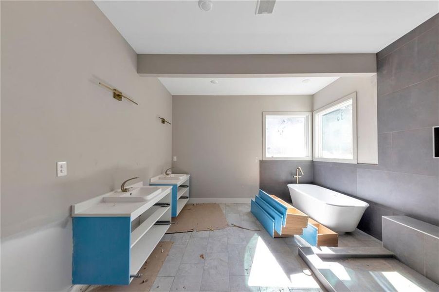 In-progress construction of a new home in , Atlanta, GA (Image 12).