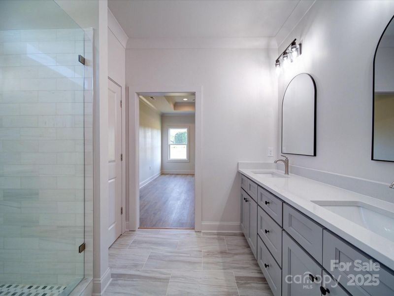 Furnished interior view inside a new home in , Monroe (Image 10).
