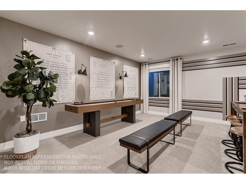 Furnished interior view inside a new home in , Broomfield (Image 11).
