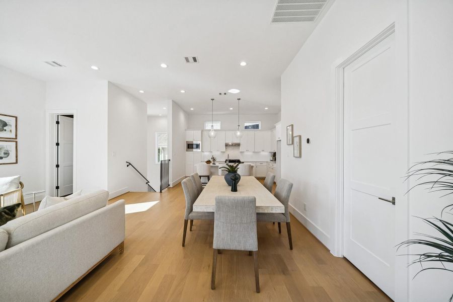Furnished interior view inside a new home in West 21st Residences, Houston (Image 7).