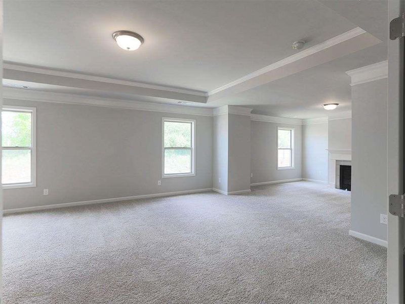 Spacious, unfurnished interior of a new home in Briarwood, Cumming (Image 14). Spacious, unfurnished interior of a new home in Briarwood, Cumming (Image 14).