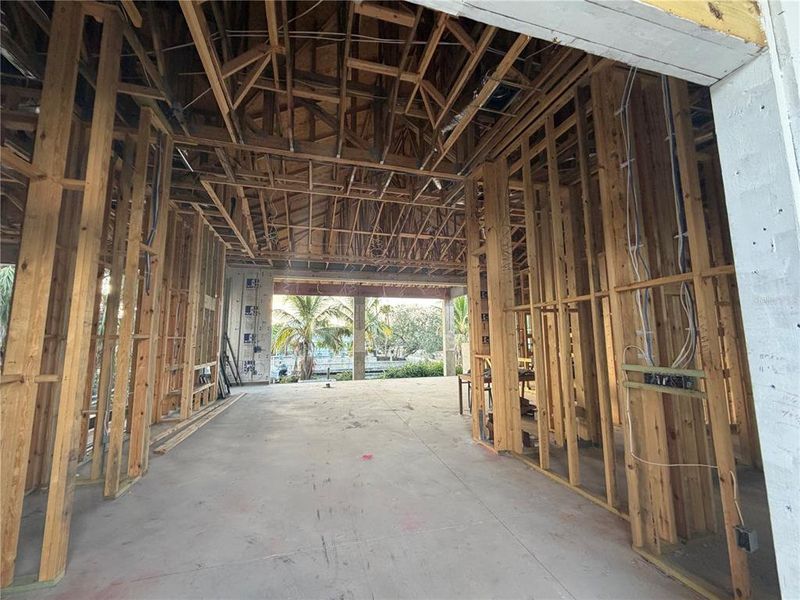 In-progress construction of a new home in , Sarasota, FL (Image 34).