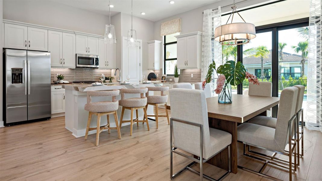 Furnished interior view inside a new home in Cresswind Palm Beach at Westlake, Westlake (Image 6).