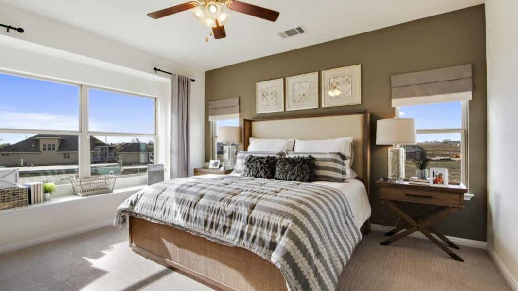 Furnished interior view inside a new home in Saddle Creek, Georgetown (Image 7). Furnished interior view inside a new home in Saddle Creek, Georgetown (Image 7).