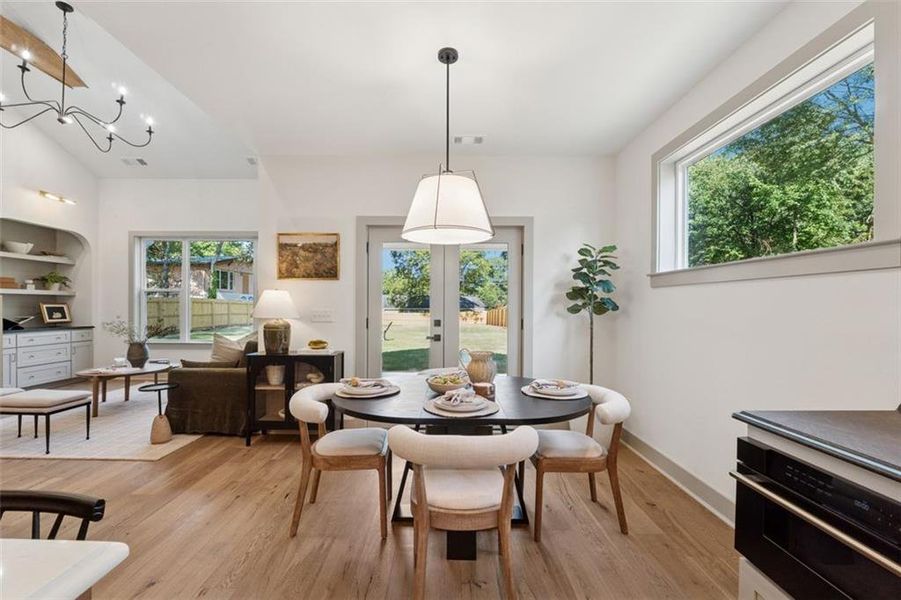Furnished interior view inside a new home in , Marietta (Image 11).