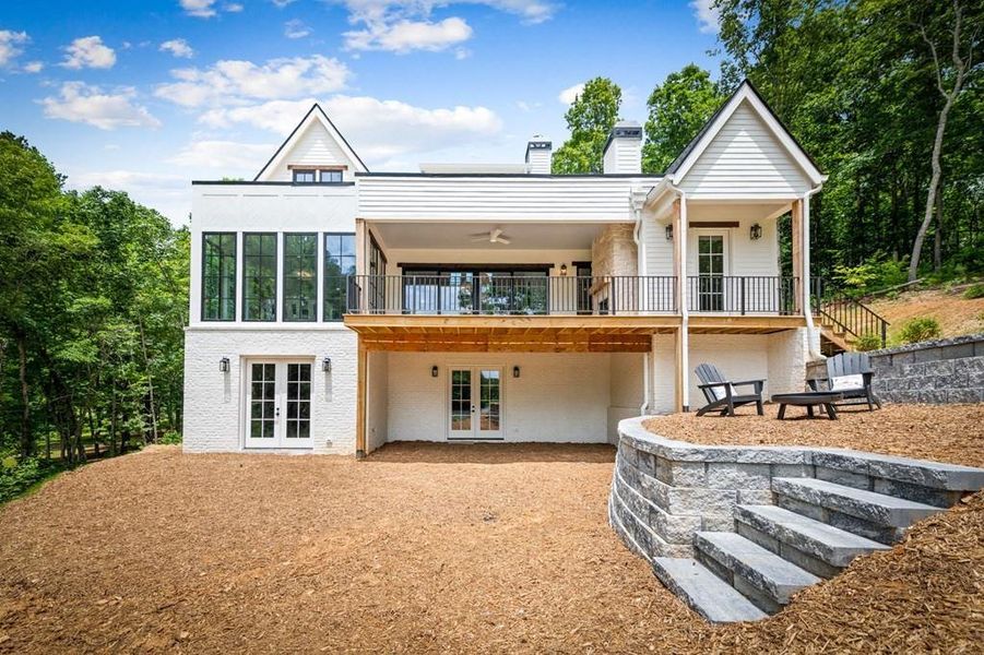 Exterior details and patio area of a home in , Ellijay (Image 38). Exterior details and patio area of a home in , Ellijay (Image 38).