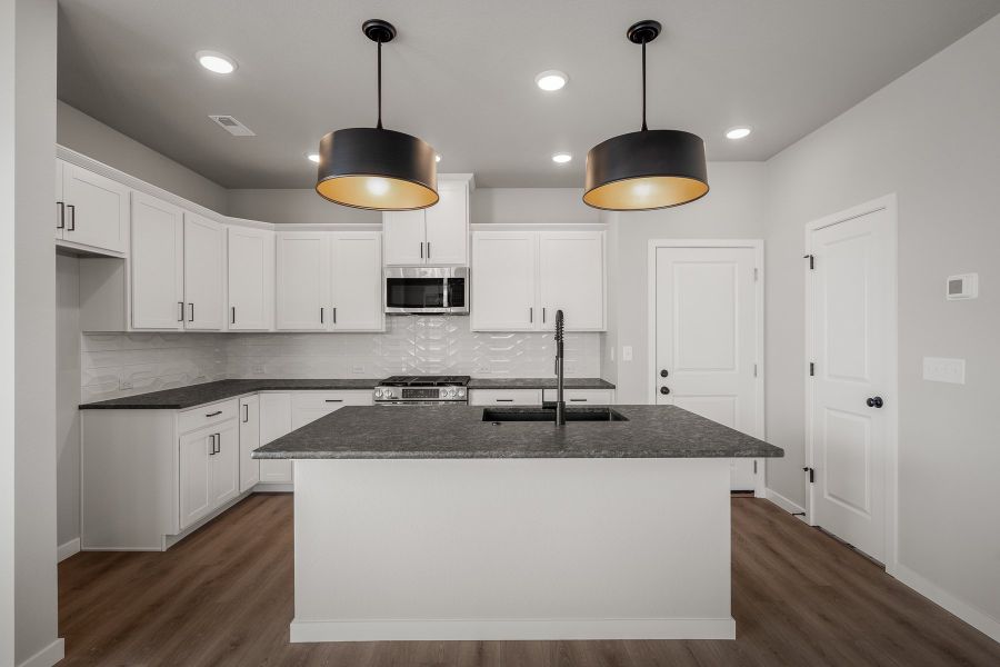 Furnished interior view inside a new home in Revel Crossing at Wolf Ranch – The Ascent Collection, Colorado Springs (Image 7).