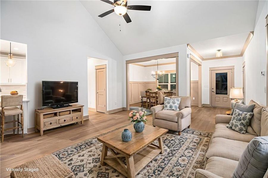 Furnished interior view inside a new home in , Taylorsville (Image 7). Furnished interior view inside a new home in , Taylorsville (Image 7).