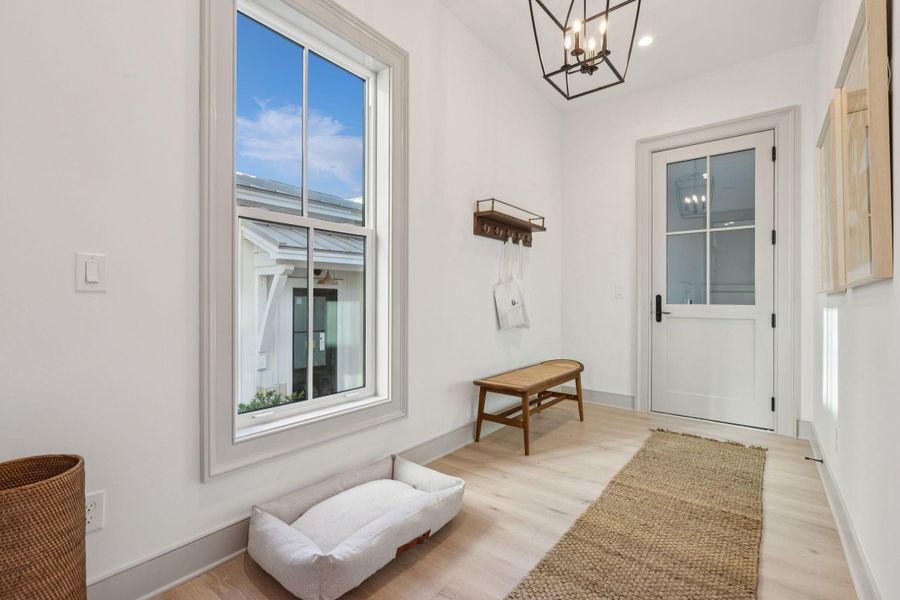 Furnished interior view inside a new home in , Charleston (Image 8).