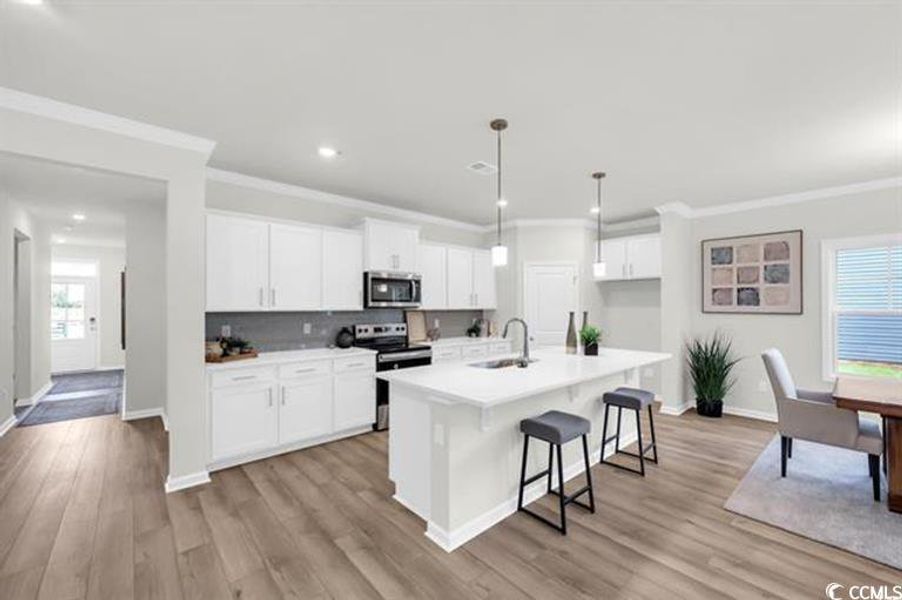 Furnished interior view inside a new home in King Farm Estates, Aynor (Image 6).