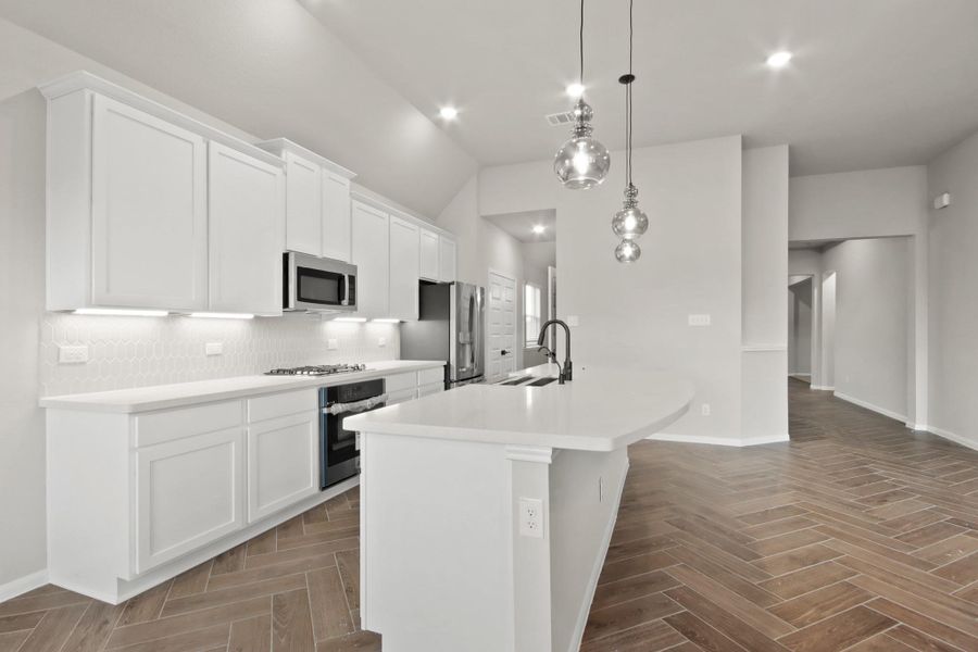 Gourmet island kitchen (*Photo not of actual home and used for illustration purposes only.)