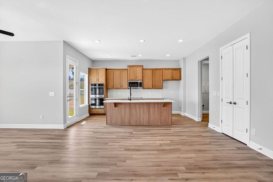 Furnished interior view inside a new home in Stone Brooke, Gray (Image 10).